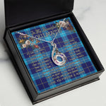 To My Beautiful Soulmate Necklace In Your Eyes I Have Found My Home Clan McKerrell Tartan Rising Phoenix Necklace