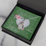 Rising Phoenix Necklace - Valentine Necklace Clan Currie Tartan Gift for Girlfriend, Gift for My Wife Rising Phoenix Necklace