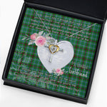 Gift For My Beautiful Girlfriend Necklace Valentine Necklace Clan Duncan of Sketraw Tartan Cross Dancing Necklace Scottish Tartan Jewelry