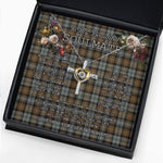 To My Beautiful Soulmate Necklace In Your Eyes I Have Found My Home Clan Gordon Weathered Tartan Cross Dancing Necklace