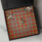 To My Beautiful Soulmate Necklace In Your Eyes I Have Found My Home Clan Langlands Tartan Crown Pendant Necklace