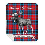 Scotstee Shop Plaid Tartan Blanket With Moose Clan MacTavish Plaid Blanket, plaid blanket australia,plaid blanket canada,plaid christmas blanket,plaid fleece sherpa blanket,plaid sherpa blanket canada,plaid sherpa blanket lipstick,plaid sherpa blanket pink,plaid sherpa blanket queen