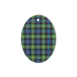 Watson Ancient Tartan Oval Ornaments, Christmas Tree Ornament, Plaid Christmas Ornaments, Ceramic Oval Christmas Tree Decoration, Tartan Oval Ornaments, Christmas Tree Ornament, Plaid Christmas Ornaments, Ceramic Oval Christmas Tree Decoration