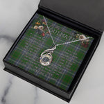 To My Beautiful Soulmate Necklace In Your Eyes I Have Found My Home Clan Pringle Tartan Rising Phoenix Necklace