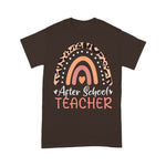 After School Teacher Leopard Rainbow Appreciation Back To School Shirt Back To School Gifts - Scotstee Shop