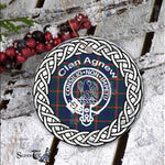 Agnew Clan Tartan Crest Badge Plaid Ornament Gift. Christmas Tree Ornament Agnew Clan Tartan Ornament Great Christmas Ornaments Gift - Scotstee Shop