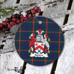 Agnew Family Crest Scottish Clan Plaid Ornament Gift. Christmas Tree Ornament Agnew Clan Tartan Ornament Great Christmas Ornaments Gift - Scotstee Shop