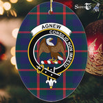 Agnew Scottish Clan Plaid Ornament Gift. Christmas Tree Ornament Agnew Clan Tartan Ornament,  ceramic ornament, personalized christmas ornaments, christmas tree ornaments, christmas door decorations, Plaid Ornament, Tartan Ceramic Ornament