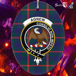 Agnew Scottish Clan Plaid Ornament Gift. Christmas Tree Ornament Agnew Clan Tartan Ornament,  ceramic ornament, personalized christmas ornaments, christmas tree ornaments, christmas door decorations, Plaid Ornament, Tartan Ceramic Ornament