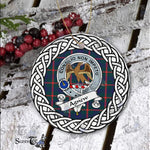 Agnew Scottish Clan Tartan Crest Badge Plaid Ornament Gift. Christmas Tree Ornament Agnew Clan Tartan Ornament,  ceramic ornament, personalized christmas ornaments, christmas tree ornaments, christmas door decorations, Plaid Ornament, Tartan Ceramic Ornament