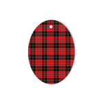 Aikenhead Tartan Oval Ornaments, Christmas Tree Ornament, Plaid Christmas Ornaments, Ceramic Oval Christmas Tree Decoration, Tartan Oval Ornaments, Christmas Tree Ornament, Plaid Christmas Ornaments, Ceramic Oval Christmas Tree Decoration