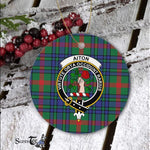 Aiton Scottish Clan Plaid Ornament Gift. Christmas Tree Ornament Aiton Clan Tartan Ornament Great Christmas Ornaments Gift - Scotstee Shop