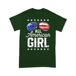 Scotstee Shop - All American Girl 4th of July Family Matching Sunglasses 4th Of July Shirt All American Girl Shirts