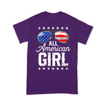 Scotstee Shop - All American Girl 4th of July Family Matching Sunglasses 4th Of July Shirt All American Girl Shirts