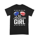 Scotstee Shop - All American Girl 4th of July Family Matching Sunglasses 4th Of July Shirt All American Girl Shirts