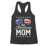 All American Mom 4th Of July Mothers Day Women Mommy Women's Tank Top - Scotstee Shop