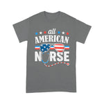 Scotstee Shop - All American Nurse 4th of July Patriotic USA Flag Nursing 4th Of July Shirt Nurse 4th of July Shirt ER Shirts