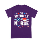 Scotstee Shop - All American Nurse 4th of July Patriotic USA Flag Nursing 4th Of July Shirt Nurse 4th of July Shirt ER Shirts