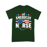 Scotstee Shop - All American Nurse 4th of July Patriotic USA Flag Nursing 4th Of July Shirt Nurse 4th of July Shirt ER Shirts