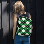 Scotstee Shop - The Argyle Diagonal Diamond Tartan Plaid Backpack | Scotstee Tartan Backpacks