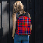 Scotstee Shop - The Cameron Of Lochiel Modern Tartan Plaid Backpack | Scotstee Tartan Backpacks