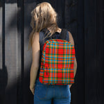 Scotstee Shop - The Chattan Modern Tartan Plaid Backpack | Scotstee Tartan Backpacks