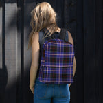 Scotstee Shop - The Dunlop Modern Tartan Plaid Backpack | Scotstee Tartan Backpacks