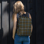 Scotstee Shop - The Farquharson Weathered Tartan Plaid Backpack | Scotstee Tartan Backpacks