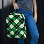 Scotstee Shop - The Argyle Diagonal Diamond Tartan Plaid Backpack | Scotstee Tartan Backpacks