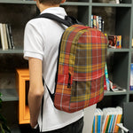 Scotstee Shop - The Buchanan Old Set Weathered Tartan Plaid Backpack | Scotstee Tartan Backpacks