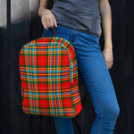 Scotstee Shop - The Chattan Modern Tartan Plaid Backpack | Scotstee Tartan Backpacks