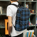 Scotstee Shop - The Clergy Blue Tartan Plaid Backpack | Scotstee Tartan Backpacks