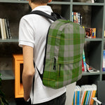 Scotstee Shop - The Cunningham Dress Green Dancers Tartan Plaid Backpack | Scotstee Tartan Backpacks