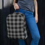 Scotstee Shop - The Douglas Grey Tartan Plaid Backpack | Scotstee Tartan Backpacks