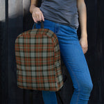 Scotstee Shop - The Ferguson Weathered Tartan Plaid Backpack | Scotstee Tartan Backpacks