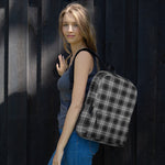Scotstee Shop - The Douglas Grey Tartan Plaid Backpack | Scotstee Tartan Backpacks