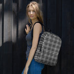 Scotstee Shop - The Drummond Grey Tartan Plaid Backpack | Scotstee Tartan Backpacks