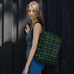 Scotstee Shop - The Farquharson Modern Tartan Plaid Backpack | Scotstee Tartan Backpacks