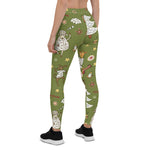Scotstee Shop - Animal Vintage Christmas Sheep Gift Women's Christmas Leggings
