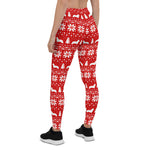 Scotstee Shop - Cardigan Welsh Corgi Silhouettes Christmas Holiday Women's Leggings