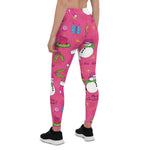 Scotstee Shop - Christmas Angel, Deer and Snowman Pattern Socks Xmas Gift Women's Leggings