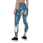 Scotstee Shop - Christmas Bunny Transformed Funny Xmas Women's Leggings