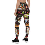 Scotstee Shop - Christmas Cats in Space Galaxy Stars Funny Holiday Christmas Women's Leggings
