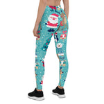 Scotstee Shop - Christmas Design With Santa Claus, Beer, Deer, Box Gift Christmas Tree Women's Leggings