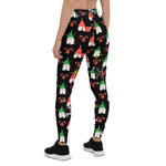 Scotstee Shop - Christmas Gnome And Candy Cane Gift Xmas Women's Leggings