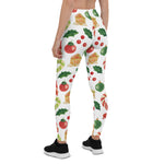 Scotstee Shop - Christmas Gnome Candy Cane Holly Pattern Xmas Women's Leggings