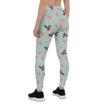 Scotstee Shop - Christmas Holly and Berries Candy Xmas Gift Women's Leggings