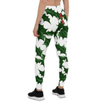 Scotstee Shop - Christmas Holly and Berries Pattern Xmas Gift Women's Leggings