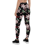Scotstee Shop - Holiday Candy Canes and Snowflakes Christmas Gift Halloween Women's Leggings