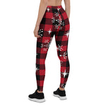 Scotstee Shop - Christmas Plaid and Snowflakes Gift Xmas Women's Leggings